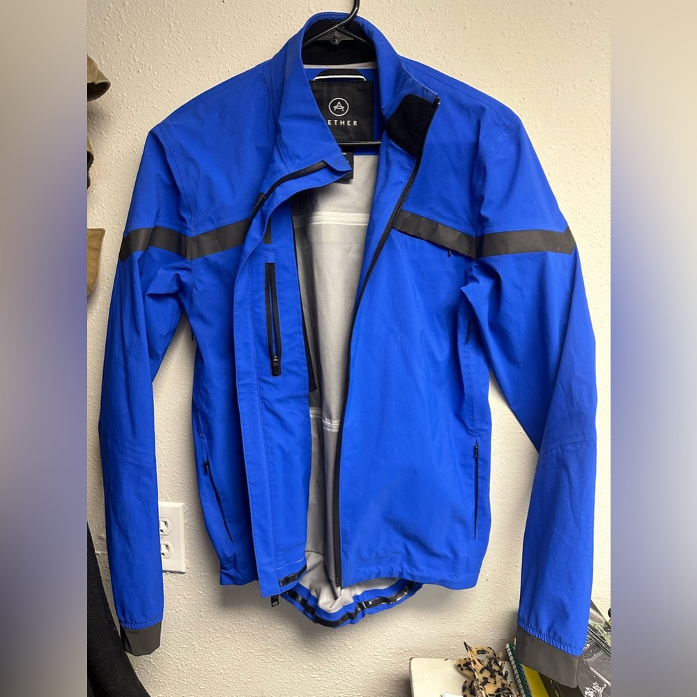 Aether Pace Jacket Cycling Jacket Distant Blue Wa… - image 3